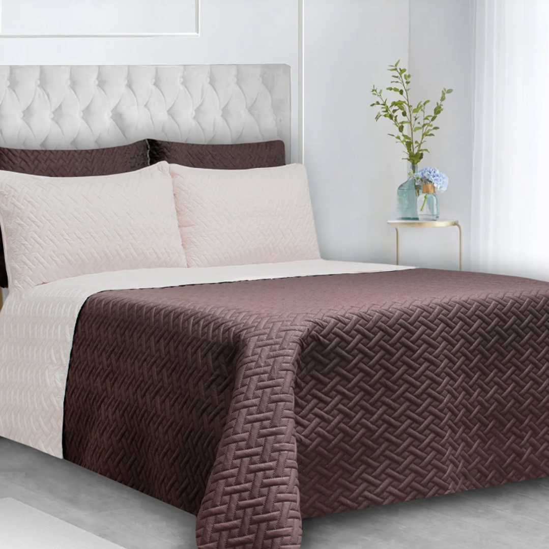 COLCHA UNICOLOR DOBLE 20