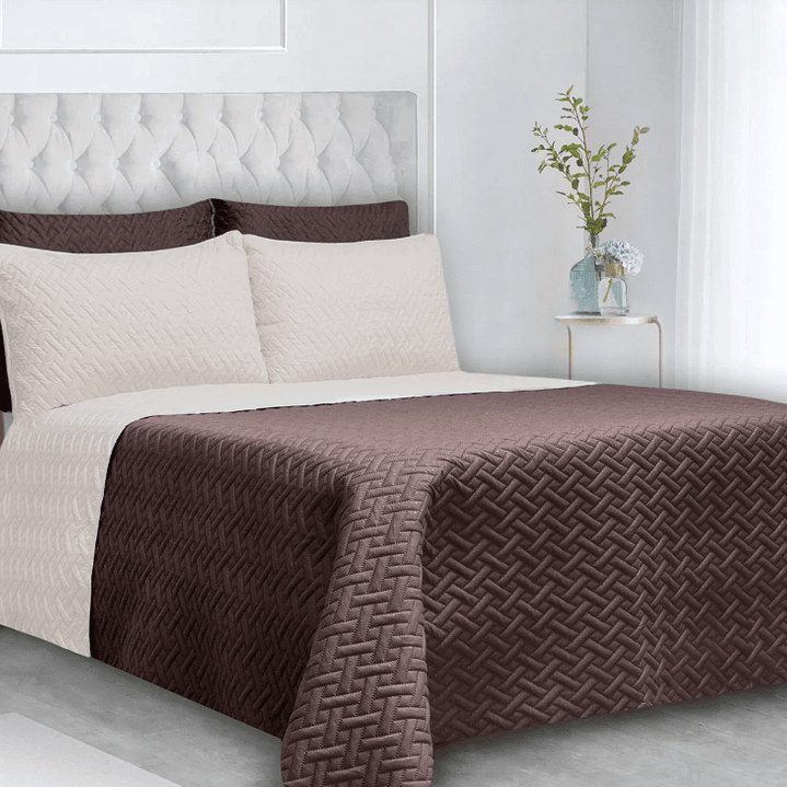 COLCHA UNICOLOR DOBLE 20