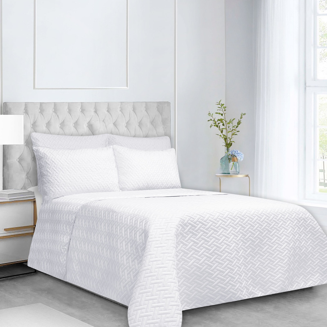 COLCHA UNICOLOR DOBLE 21