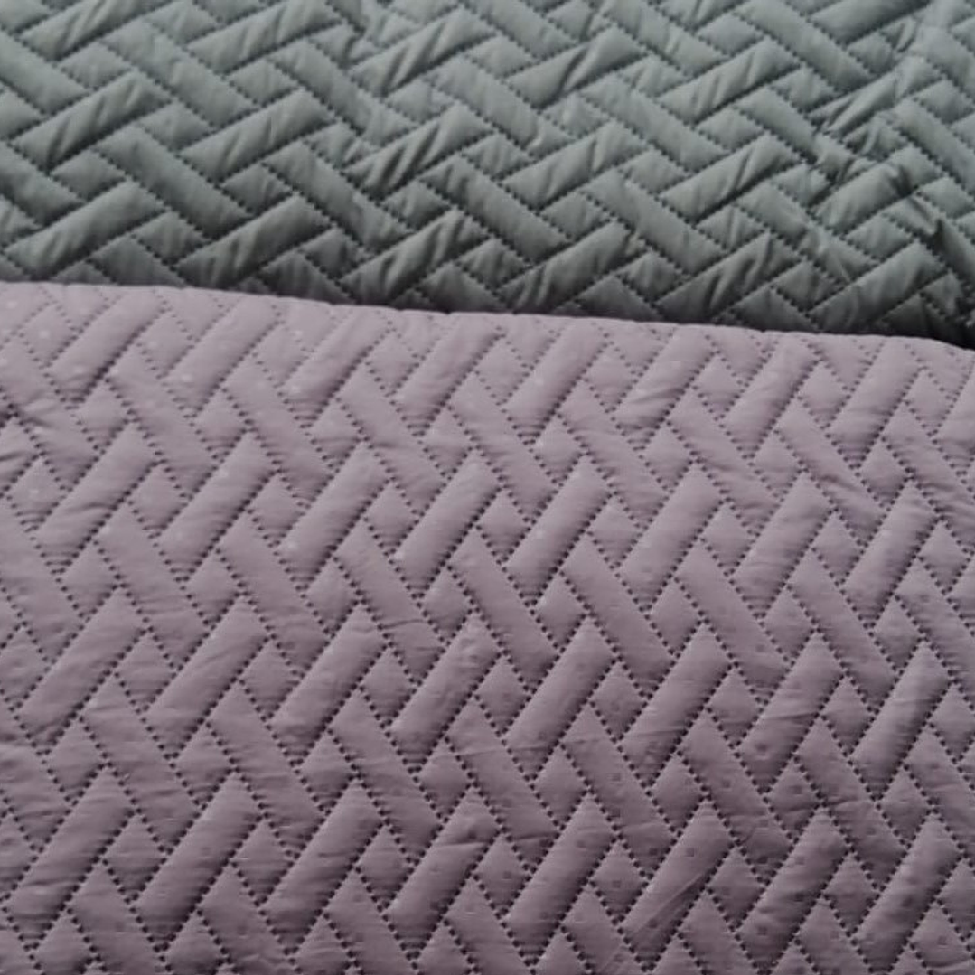 COLCHA UNICOLOR DOBLE 12