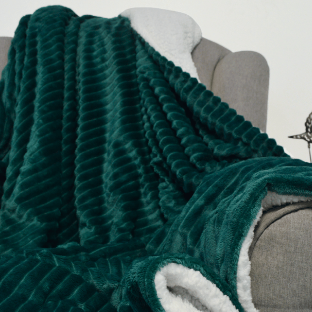 COBIJA ACANALADA CON OVEJERO 30