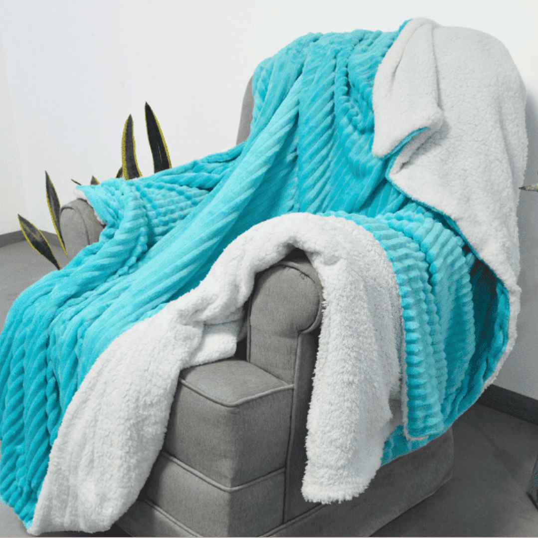 COBIJA ACANALADA CON OVEJERO 34