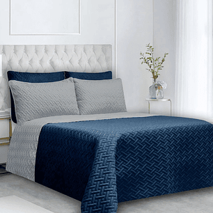 COLCHA UNICOLOR QUEEN