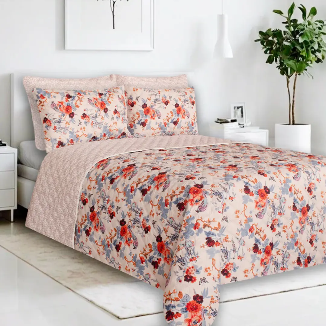 COLCHA ESTAMPADA SEMIDOBLE 2