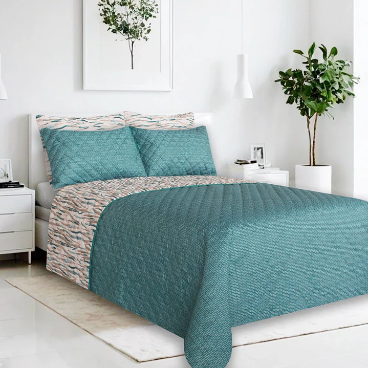 COLCHA ESTAMPADA SEMIDOBLE 4