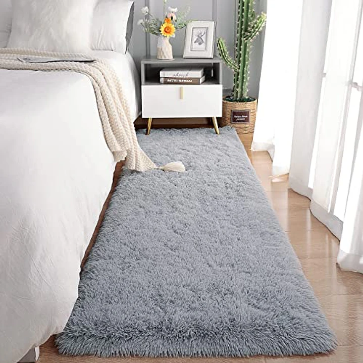 TAPETE PIE DE CAMA FELPA CORTO 60X150 3