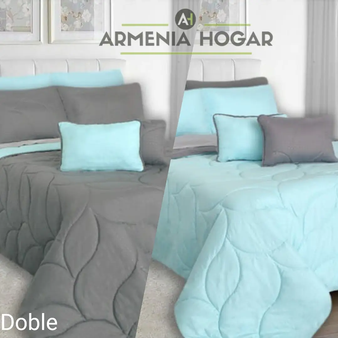 EDREDONES UNICOLOR DOBLE 2