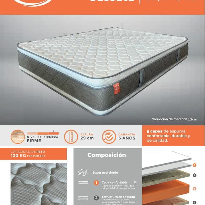 COLCHON  CASSATA SUPER PLUS  2