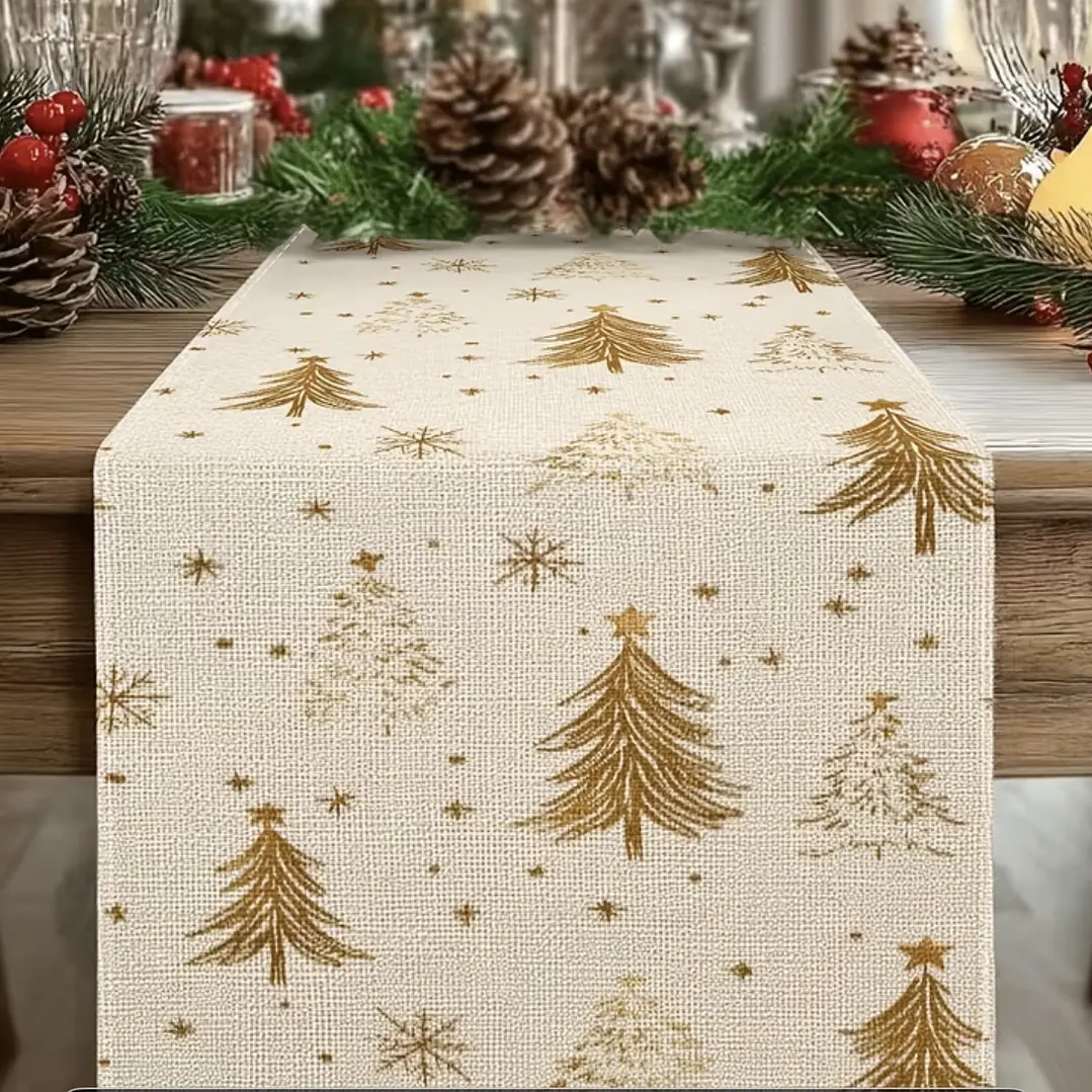 PIE DE CAMA Y/O CAMINO DE MESA NAVIDEÑO 9
