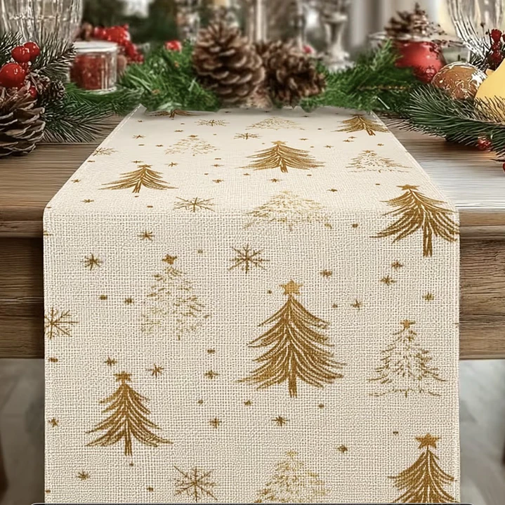 PIE DE CAMA Y/O CAMINO DE MESA NAVIDEÑO 9