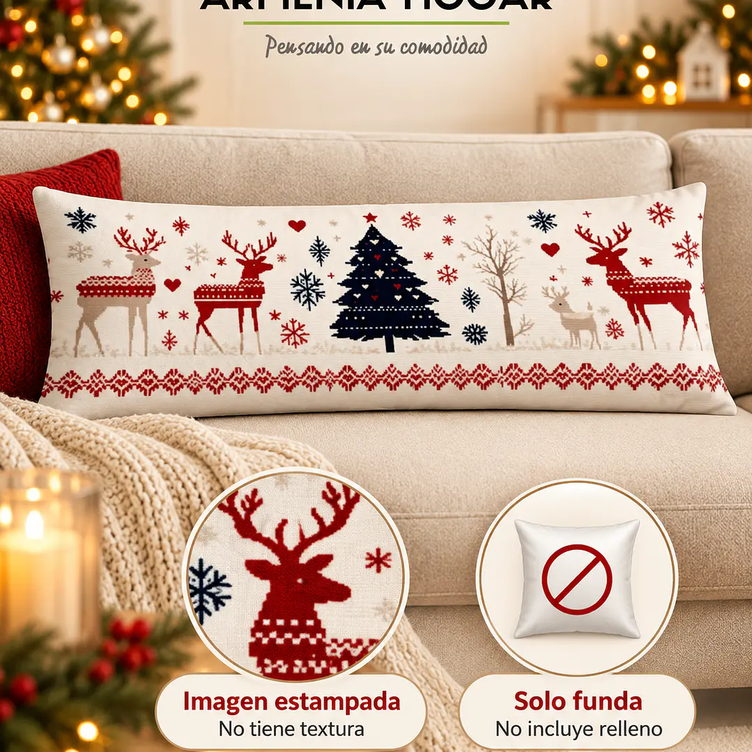 FUNDA KING NAVIDEÑA  50X130 1