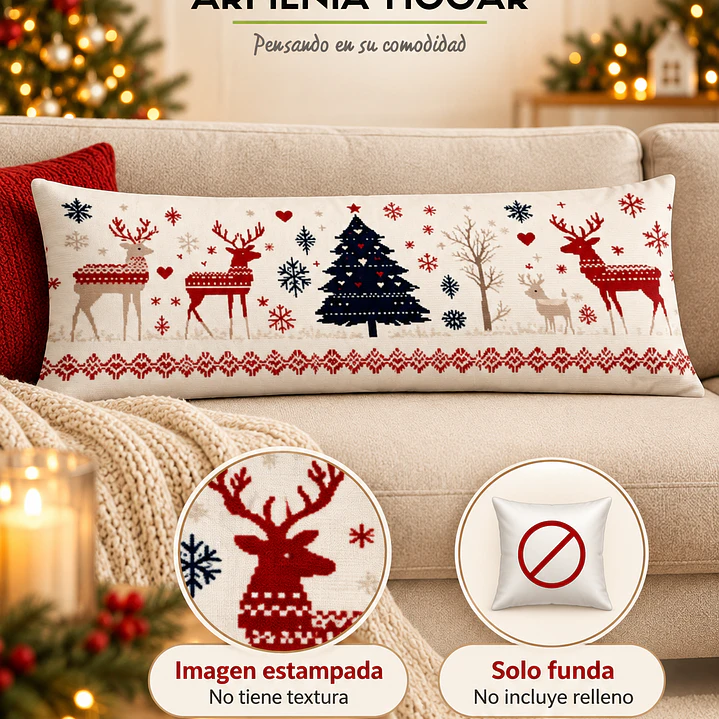 FUNDA KING NAVIDEÑA  50X130 1