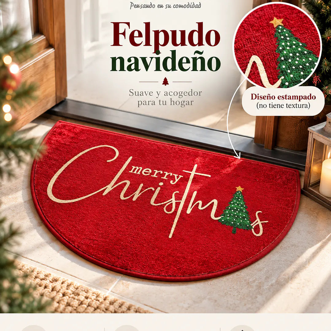 TAPETE NAVIDEÑO 40X60  1