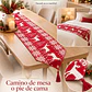 PIE DE CAMA Y/O CAMINO DE MESA NAVIDEÑO - Miniatura 6