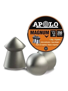 Poston Apolo magnum cal 5,5 cantidad 250 unid