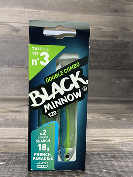 Señuelo Fiiish black minnow talla 3 freanch paradise