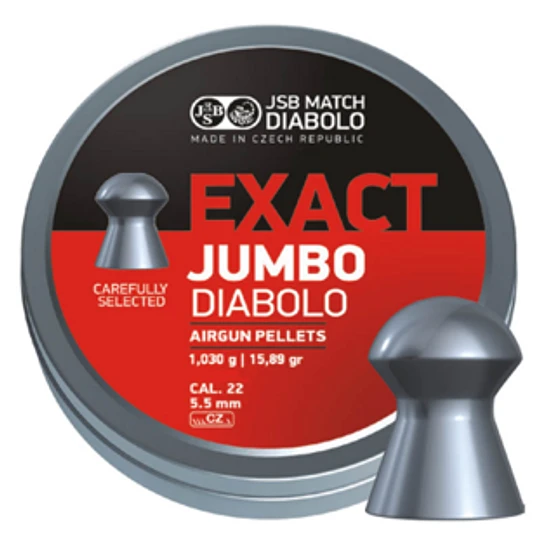 Postones JSB  Exact Jumbo 15,89 cal. 5,5 500 unidad