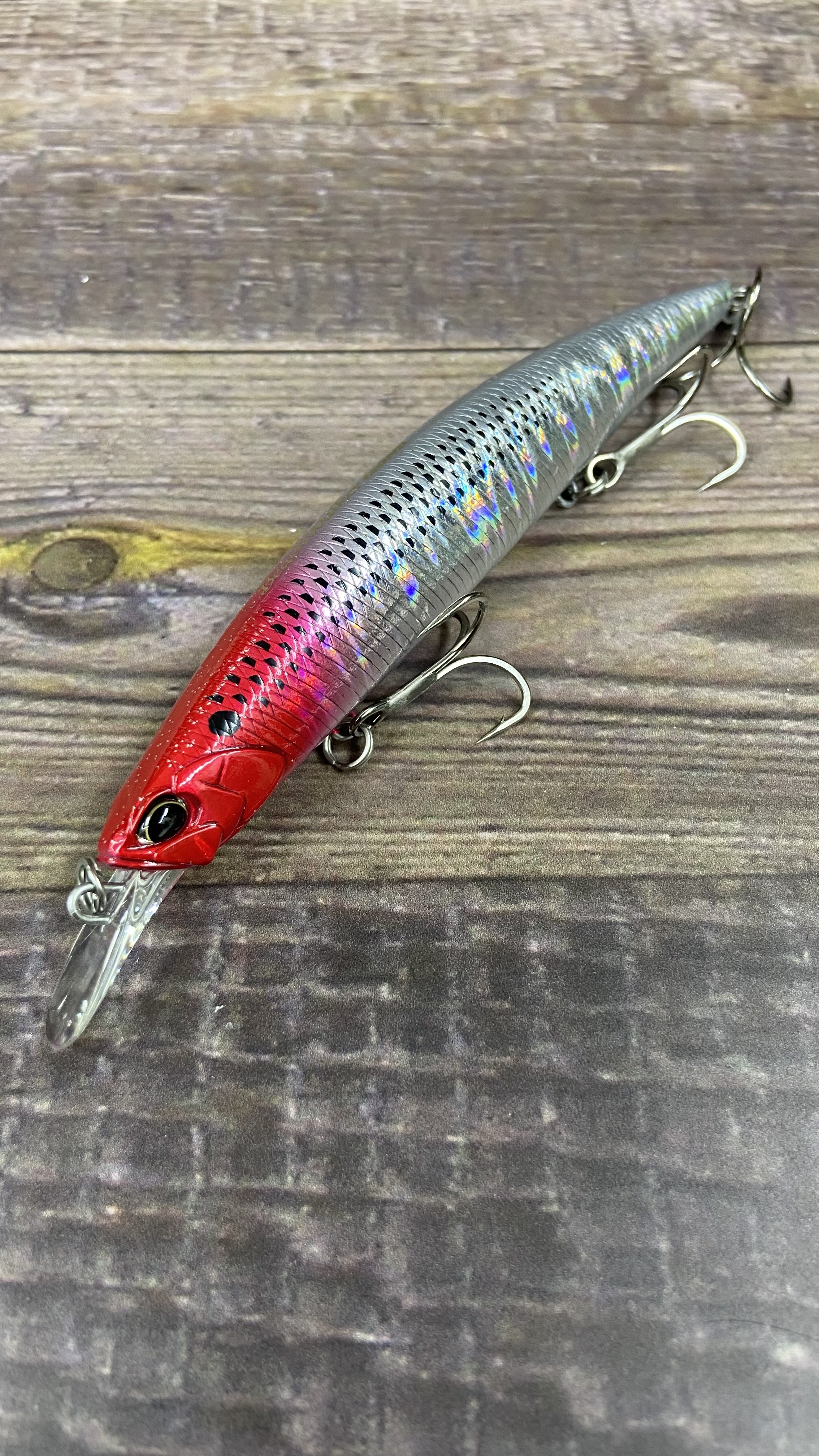 Señuelo DUO BeachWalker 120MD red mullet