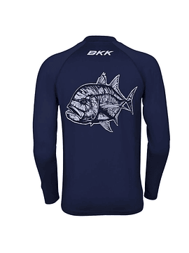 Polera BKK Fishing Camiseta Shirt GT- Blue