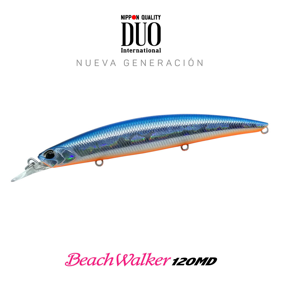 Señuelo DUO BeachWalker 120MD Pro Blue Prism 20g