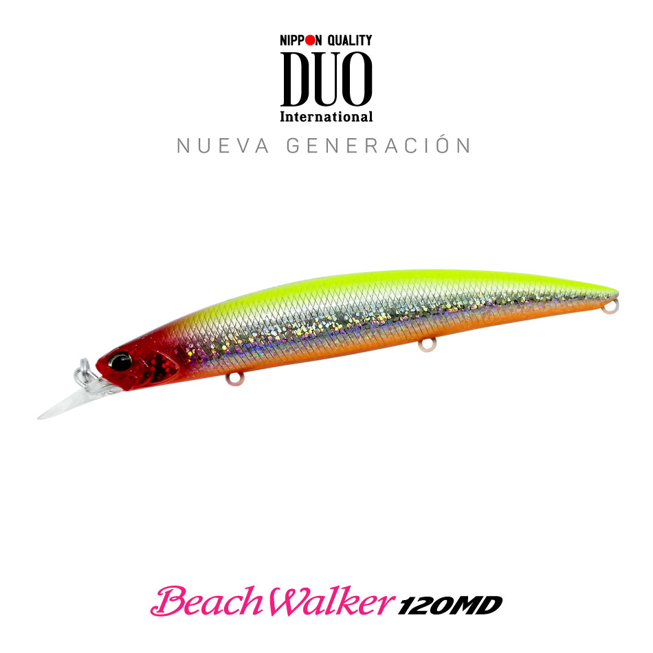 Señuelo DUO BeachWalker 120MD Sparkling Clown 20g