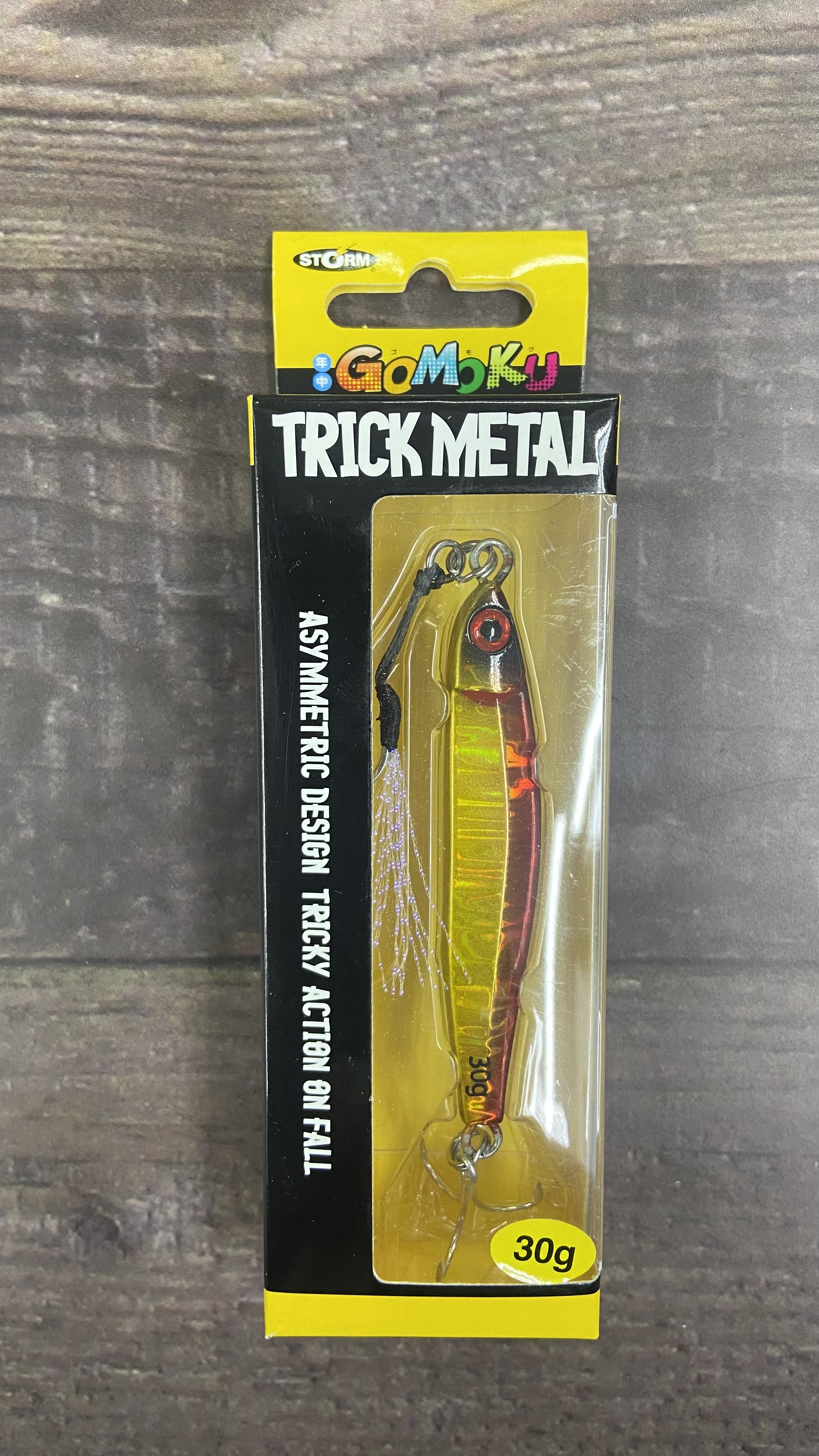 Jigs Gomoku Trick metal 30grs  rojo dorado