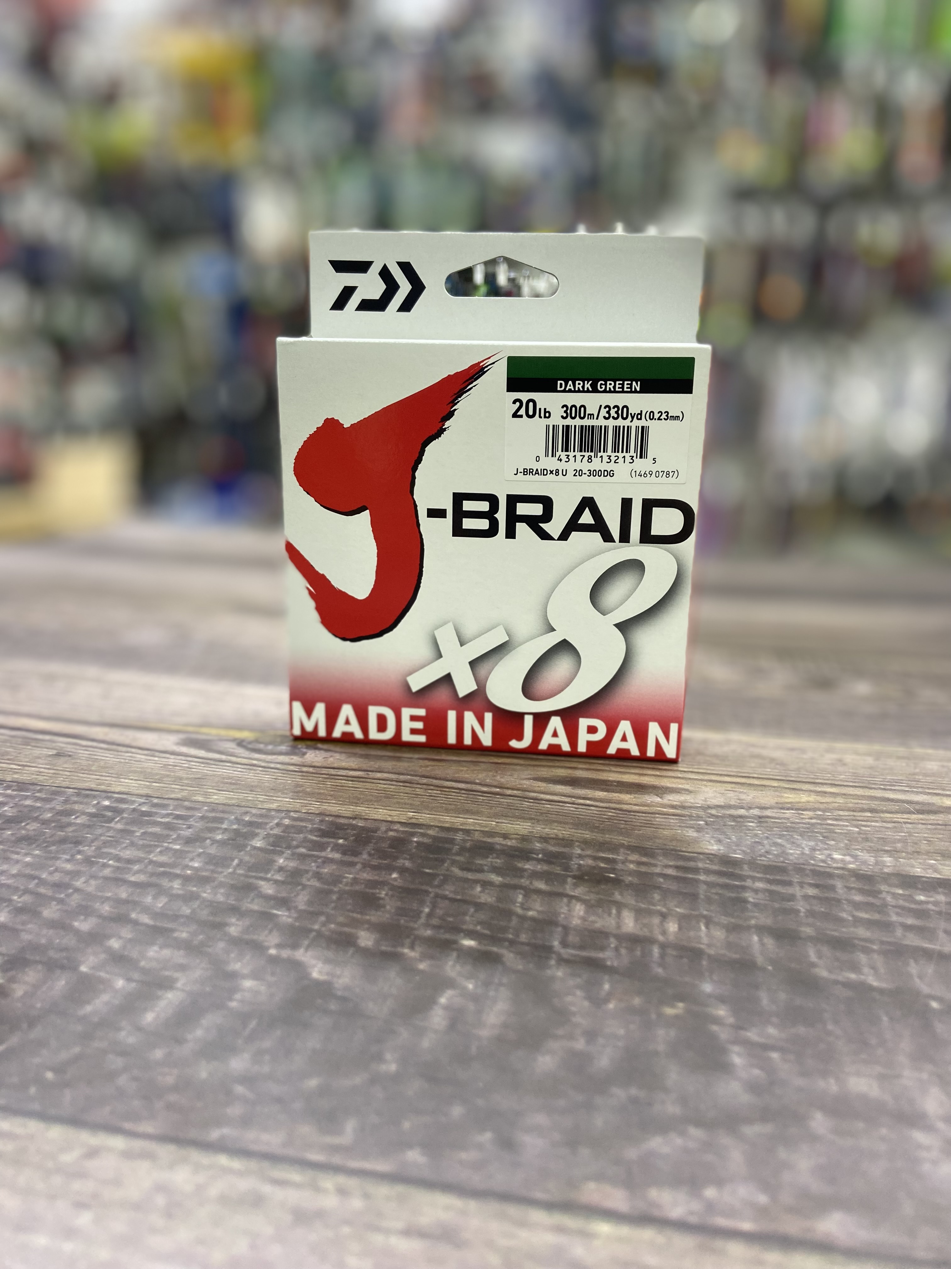 Multifilamento Daiwa J-Braid x8 0.23mm 300 mts verde