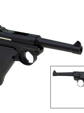 Pistola KWC P08 Blowback Co2 Full Metal 