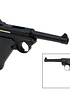 Pistola KWC P08 Blowback Co2 Full Metal 