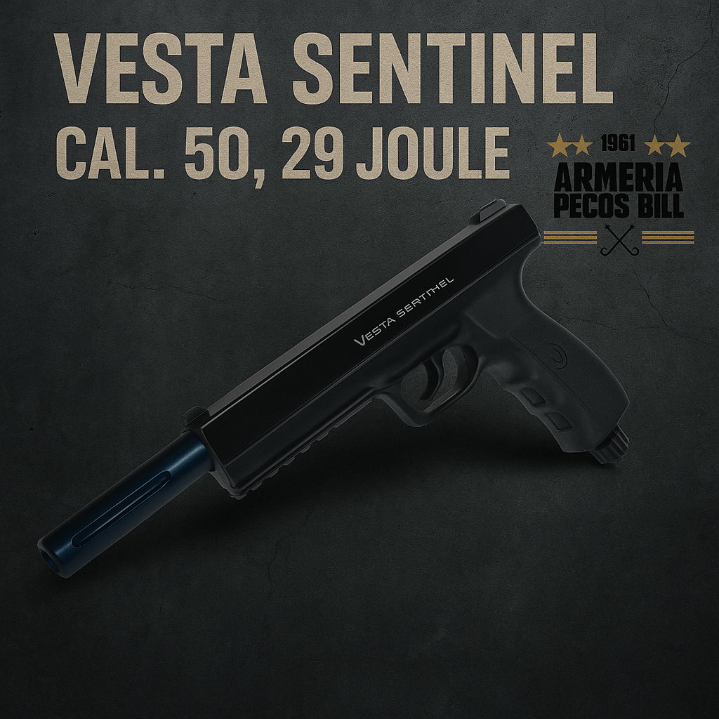 Pistola Traumática Vesta Sentinel cal 50 co2 Kit