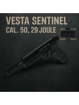 Pistola Traumática Vesta Sentinel cal 50 co2 Kit