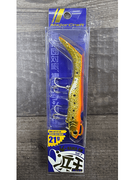 Señuelo Major Craft Hama - OH 21 grs Gold Orange Iwashi