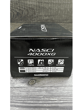 carrete shimano nasci 4000xg