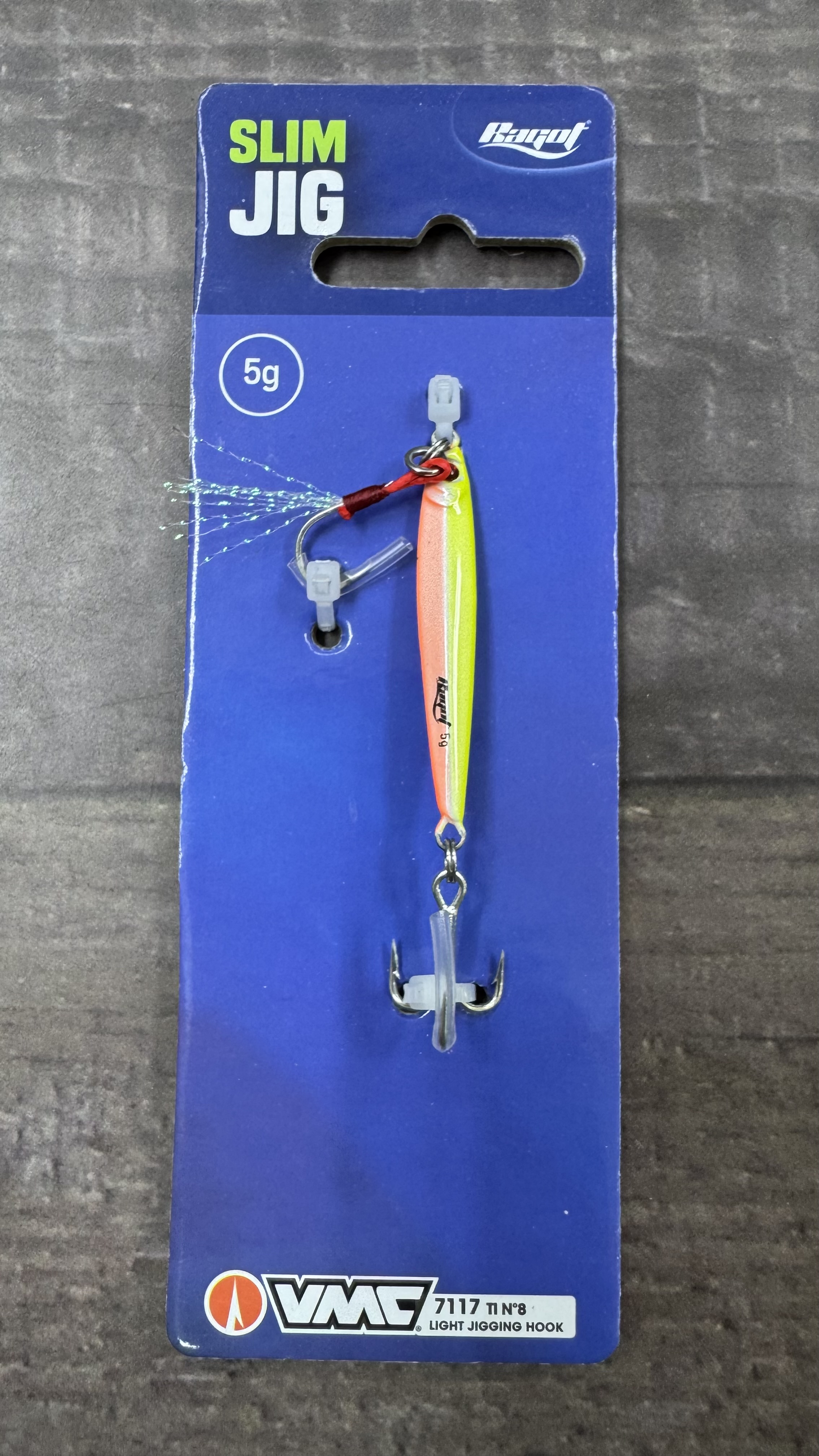Jig Ragot slim 5 grs orange/flour