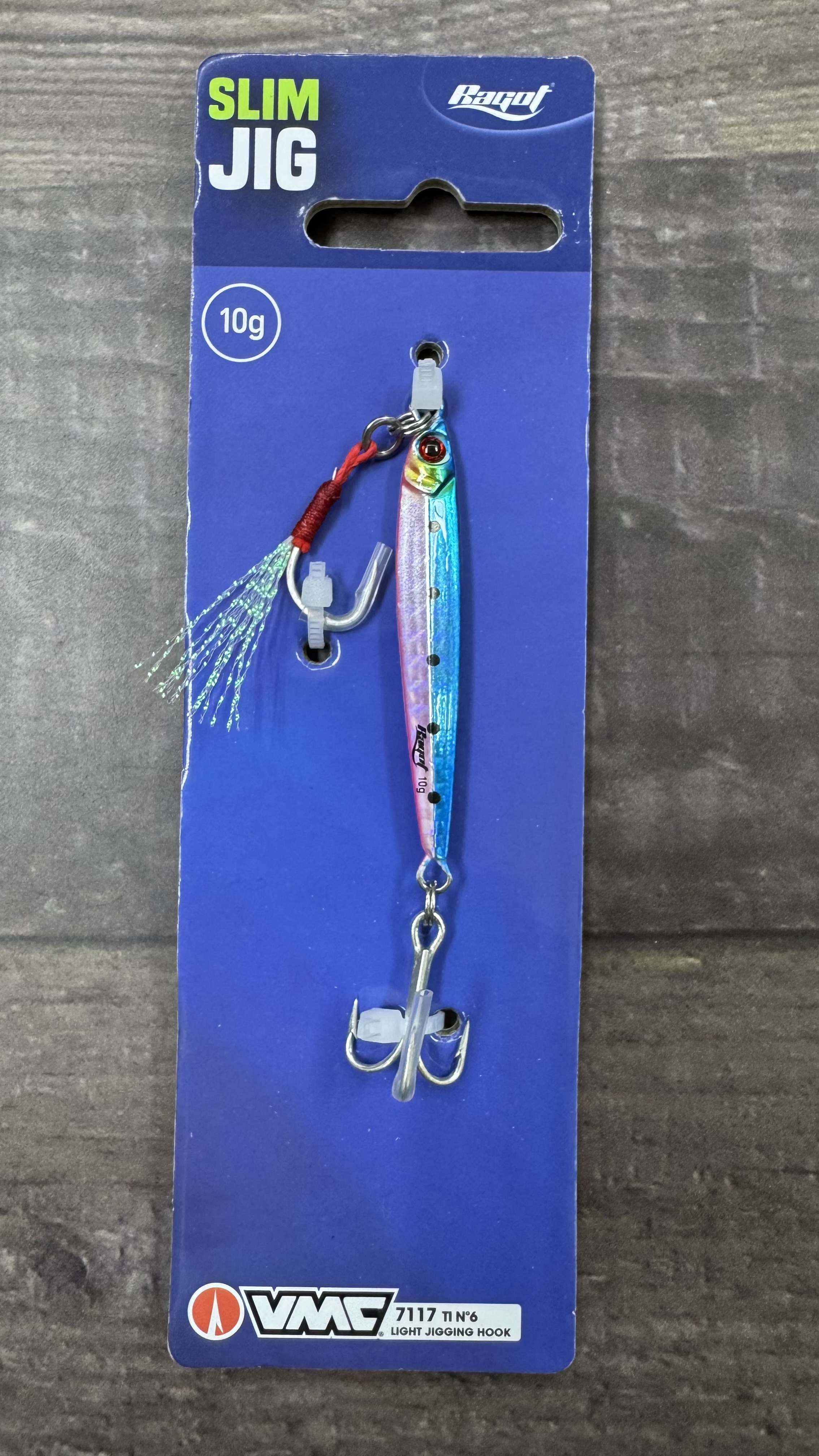 Jig Ragot slim 10 grs blue sardine 