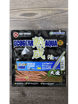 Vinilo Ecogear Aqua Katsu Aji Straight 2,3" J06