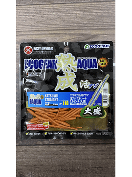 Vinilo Ecogear Aqua Katsu Aji Straight 2,3" J18