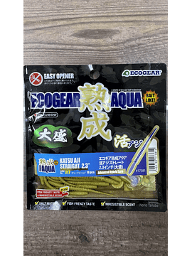 Vinilo Ecogear Aqua Katsu Aji Straight 2,3" J17