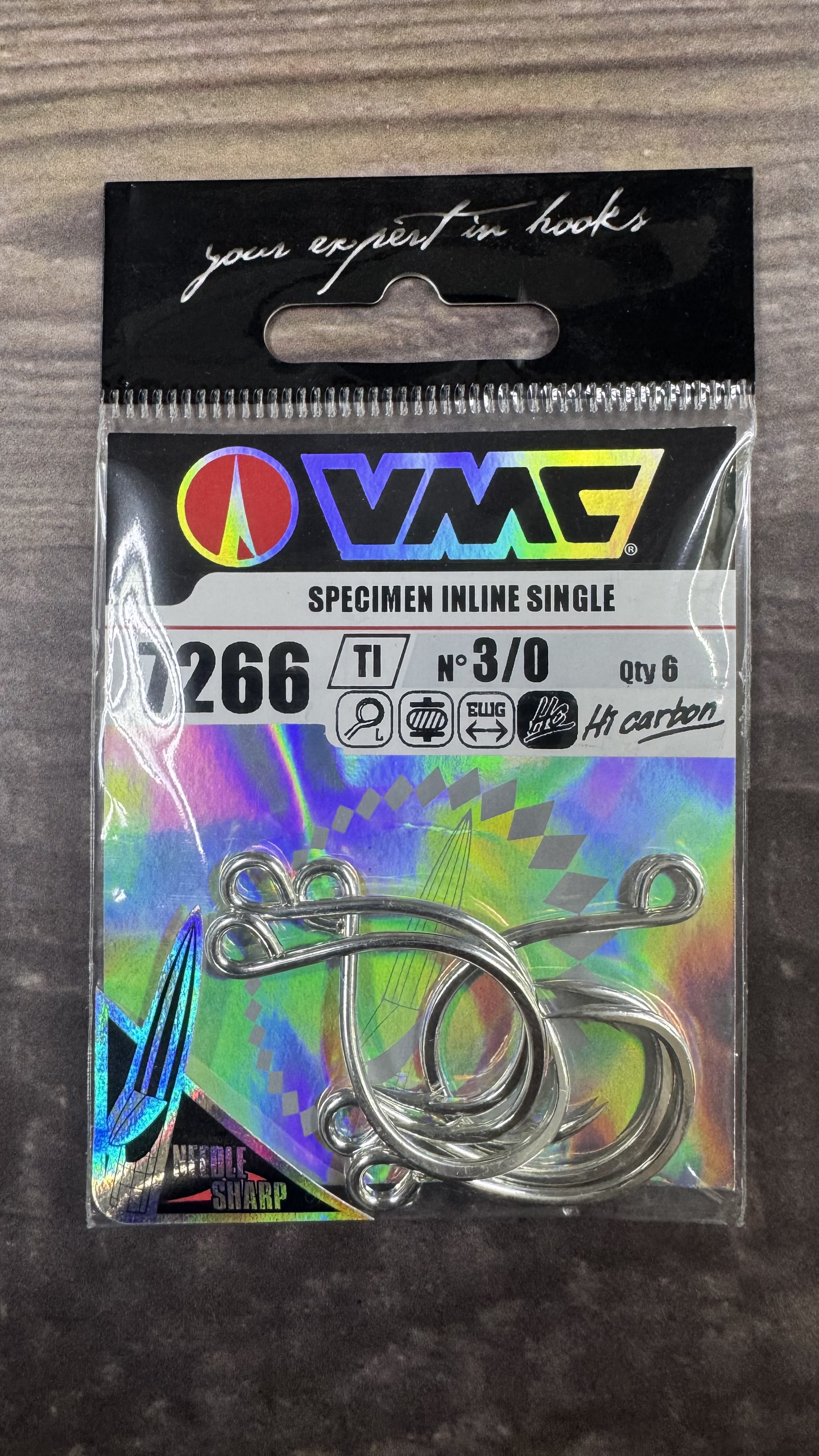 Anzuelo VMC Inline 7266 N^3/0