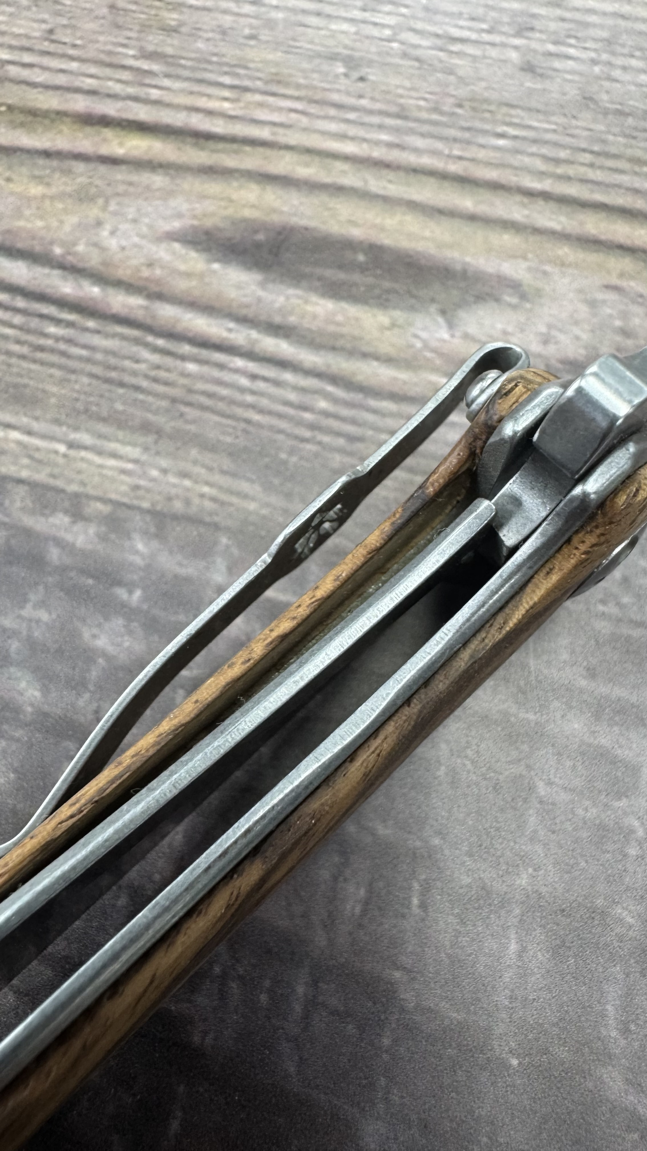 Navaja Schneide Messer Madera