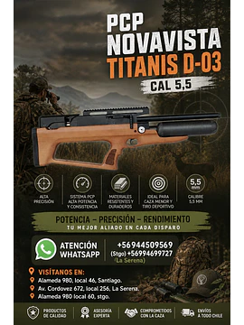 Rifle PCP Novavista Titanis Cal 5,5