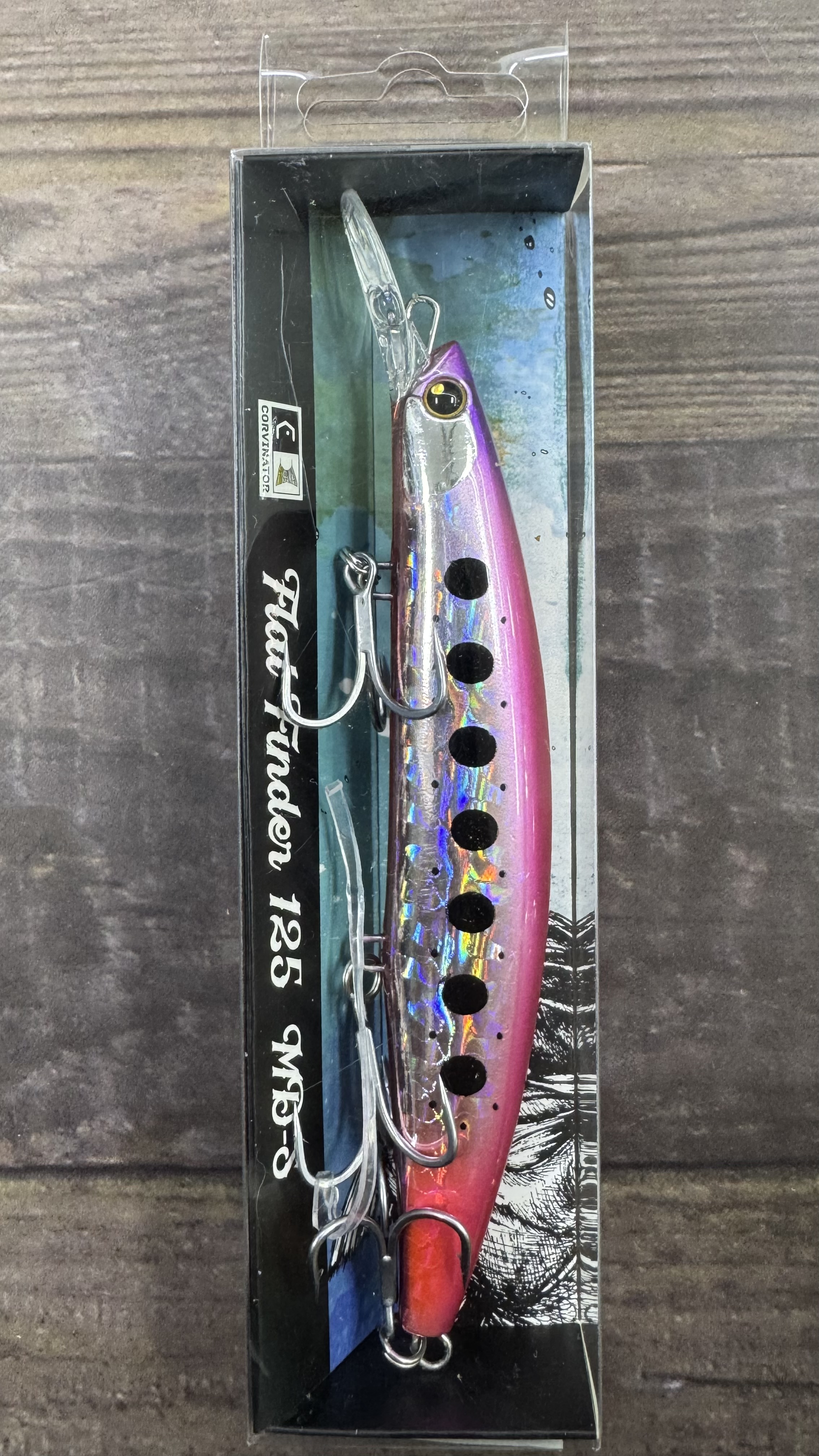 Señuelo Corvinator Flat Finder 125 MD-S Pink Camotillo