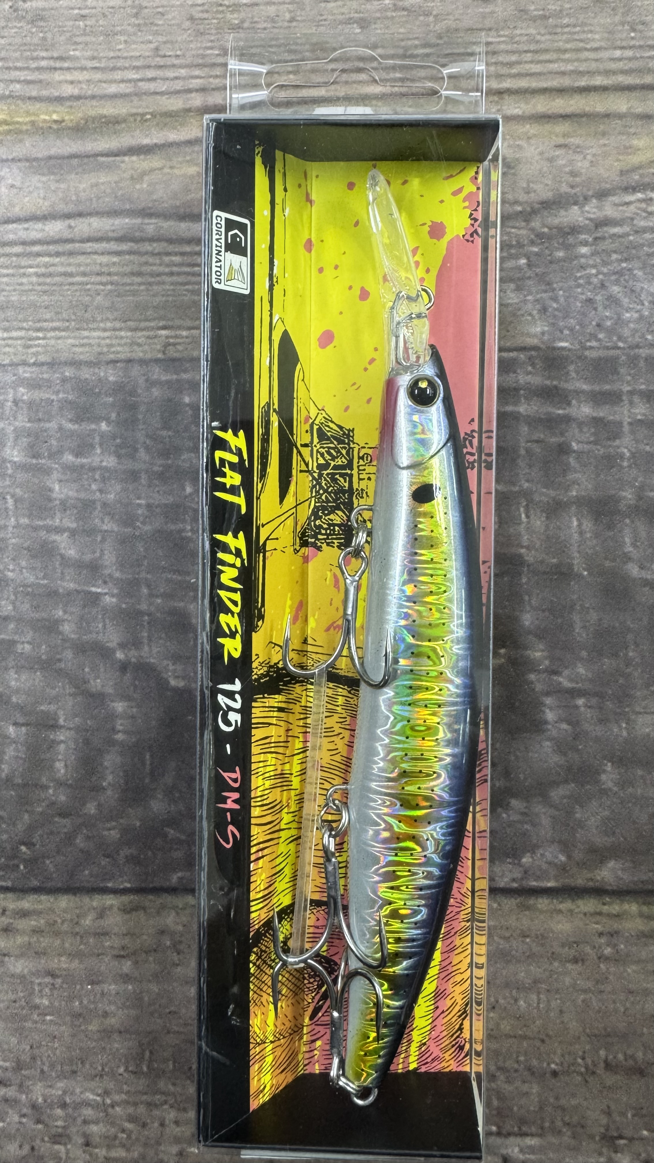 Señuelo Corvinator Flat Finder 125 DM-S Natural Anchovy