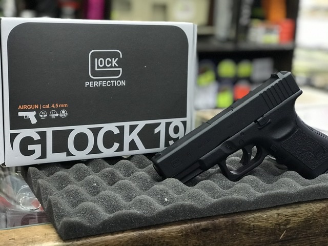 Pistola umarex glock 19 cal 4,5 bbs co2