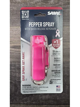 Gas Pimienta Sabre Red Spray Rosado 15 gr