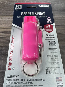 Gas Pimienta Sabre Red Spray Rosado 15 gr