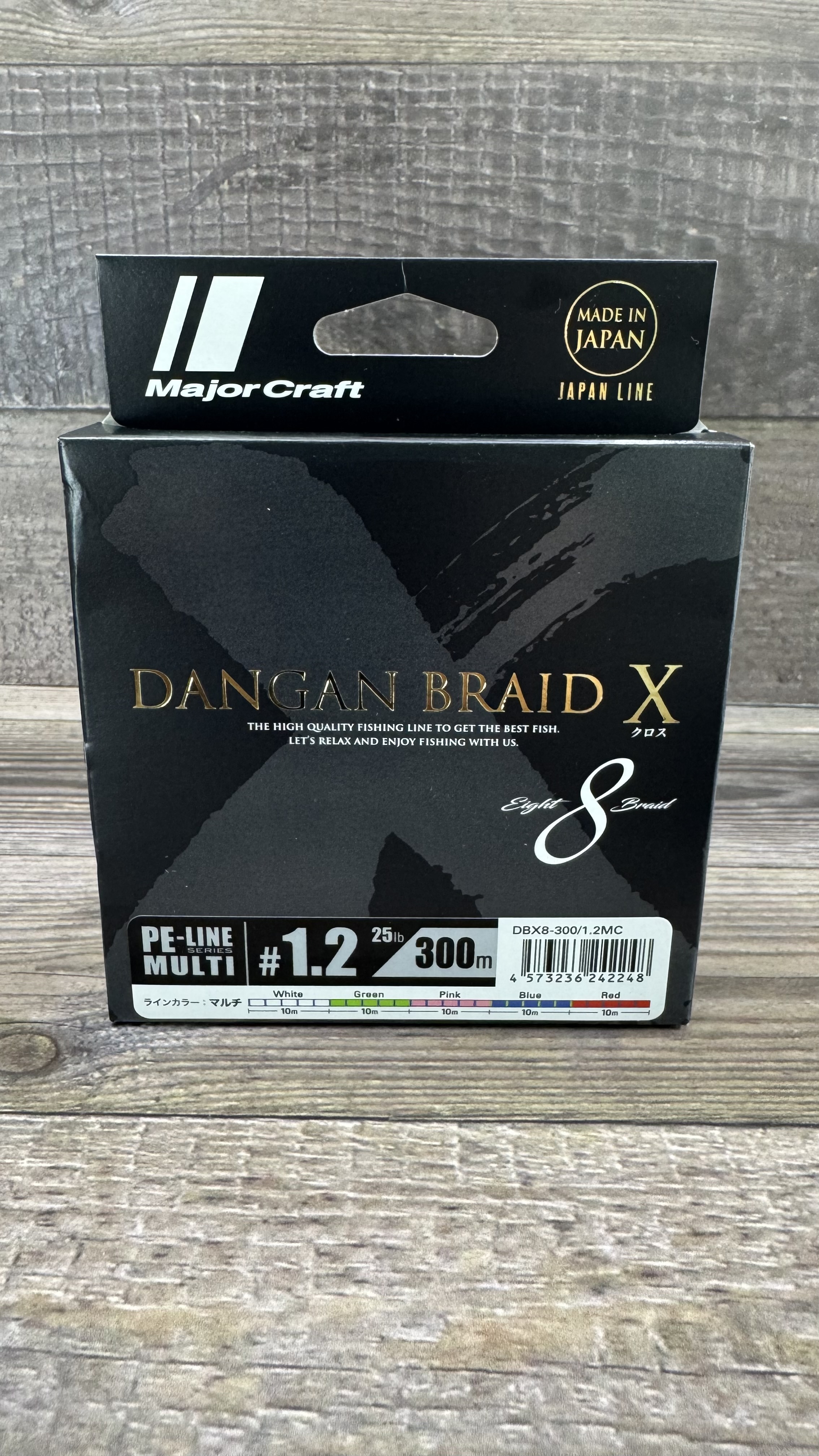 Multifilamento Major Craft Dangan Braid X 1,2PE 300mts