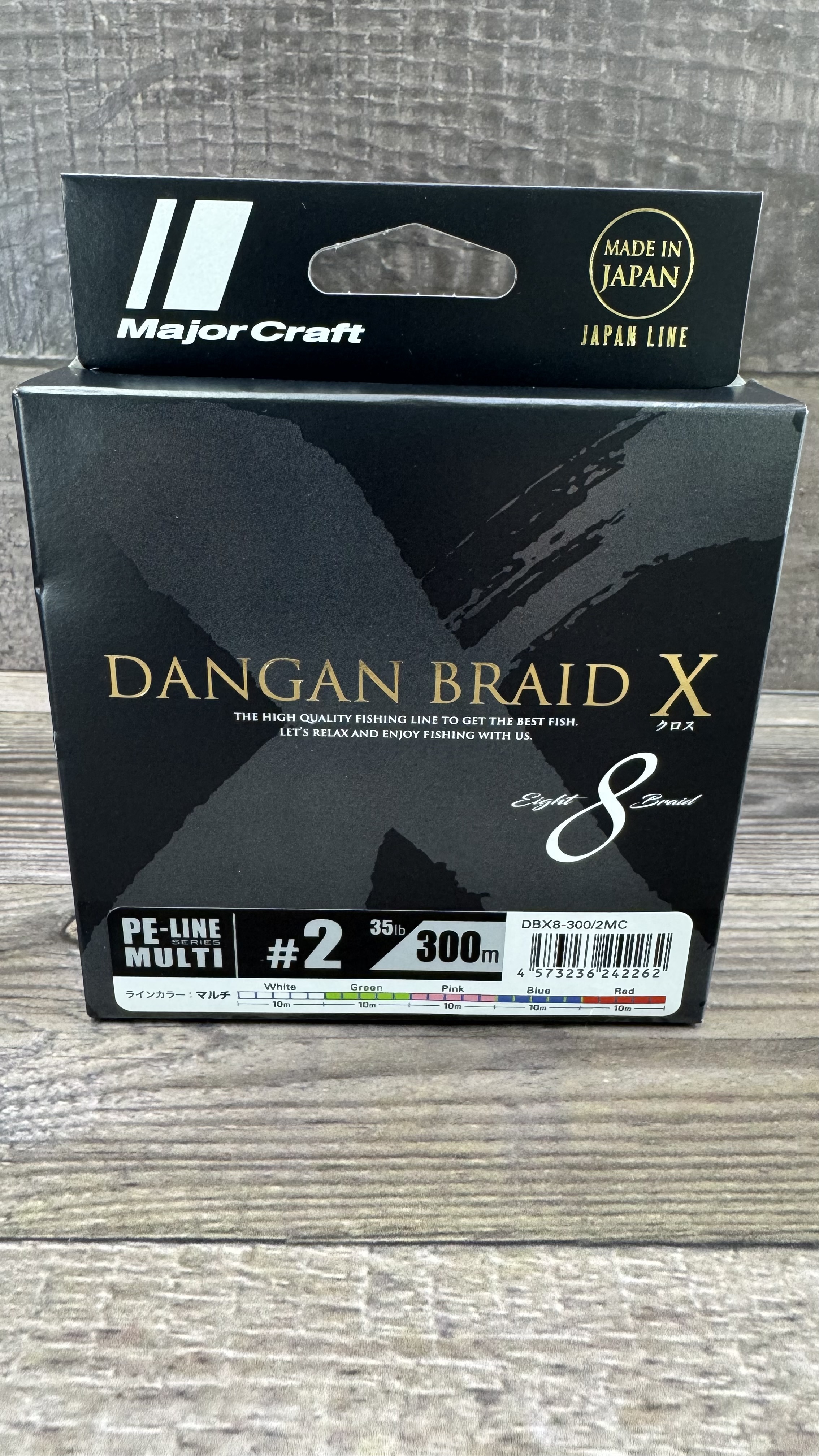 Multifilamento Major Craft Dangan Braid X 2PE 300mts