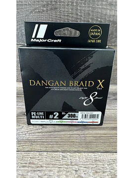 Multifilamento Major Craft Dangan Braid X 2PE 300mts