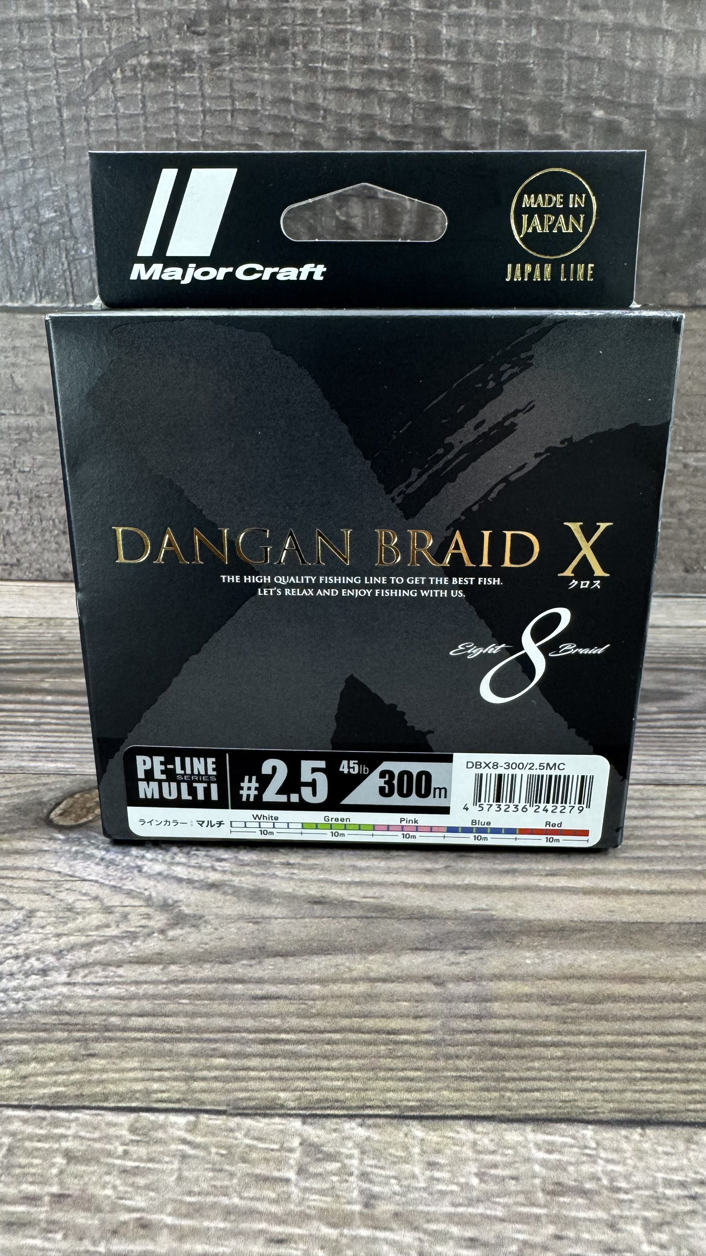 Multifilamento Major Craft Dangan Braid X 2,5PE 300mts